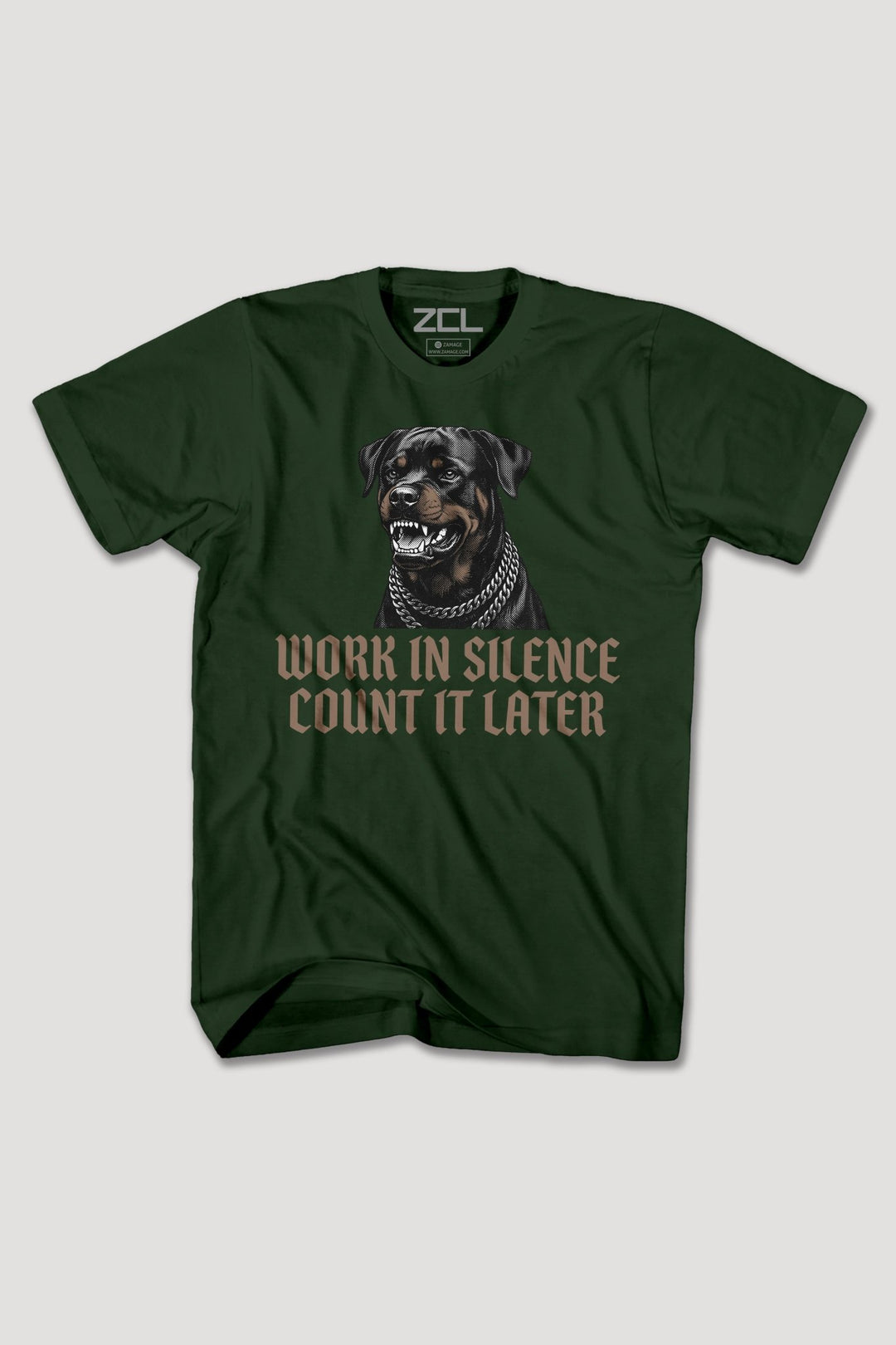 WORK IN SILENCE TEE - Zamage
