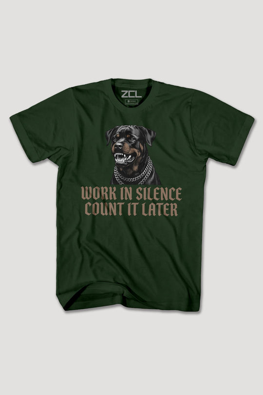 WORK IN SILENCE TEE - Zamage