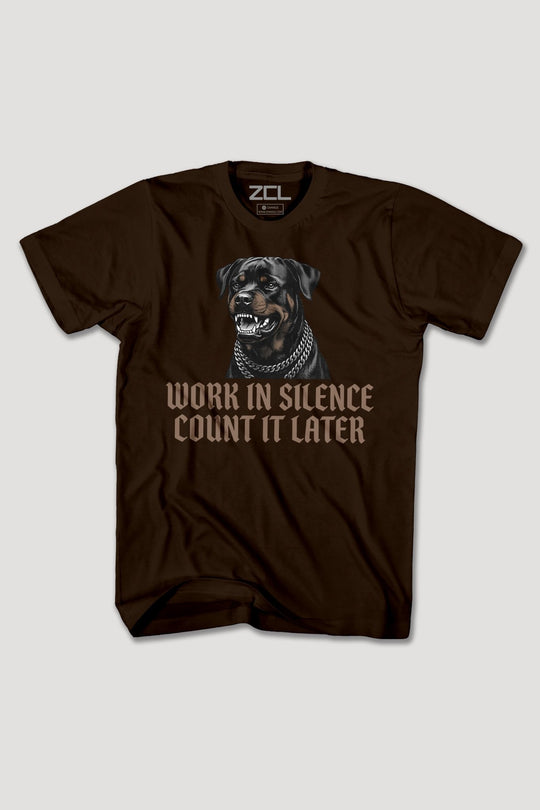 WORK IN SILENCE TEE - Zamage