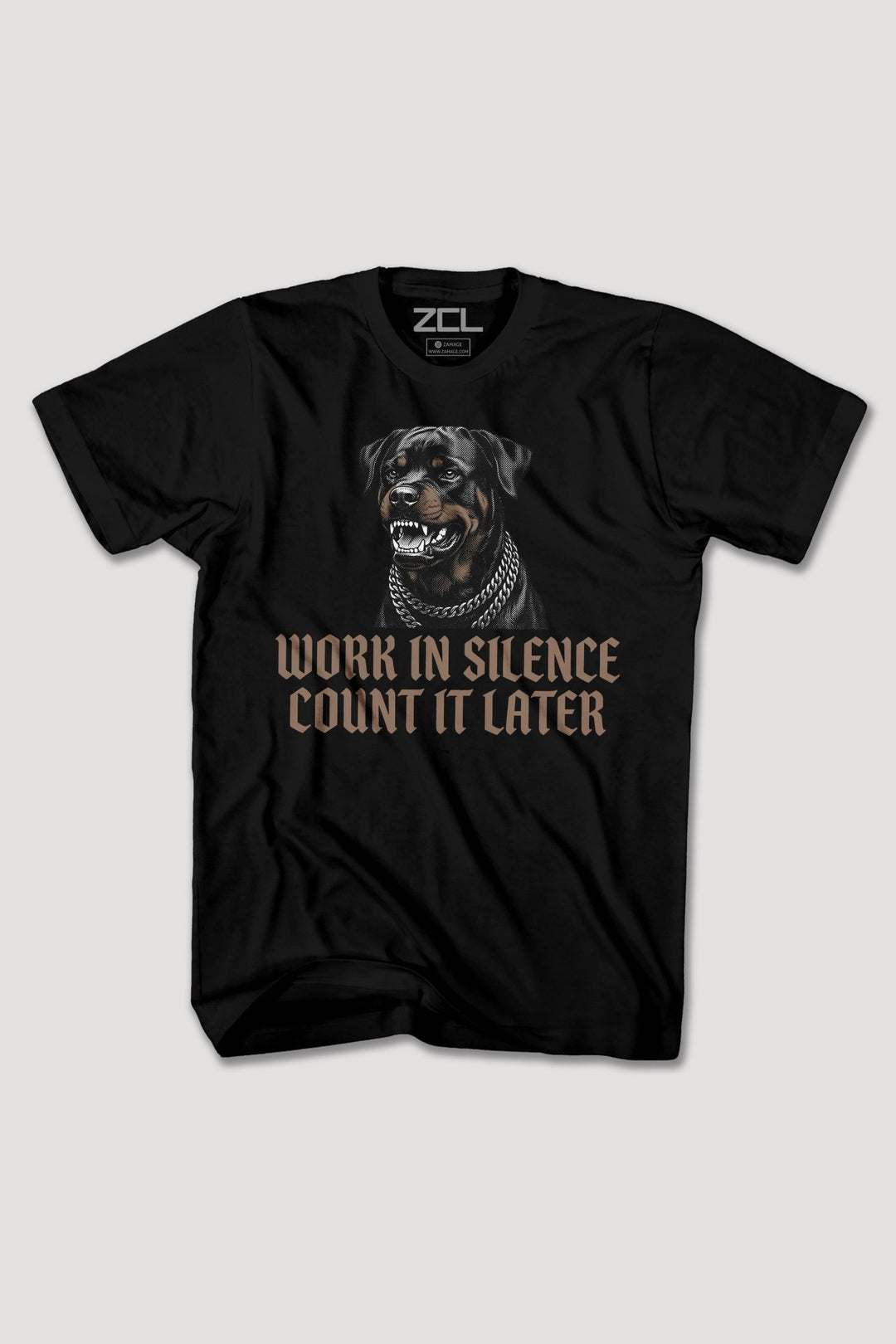 WORK IN SILENCE TEE - Zamage