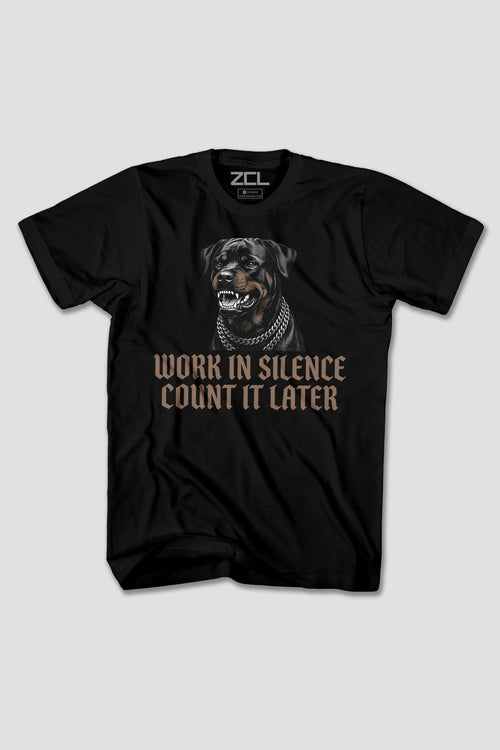 WORK IN SILENCE TEE - Zamage