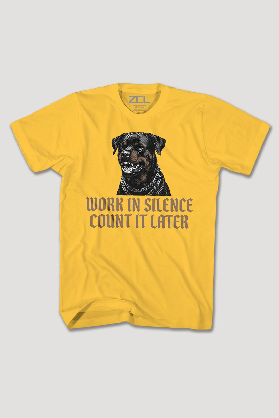WORK IN SILENCE TEE - Zamage