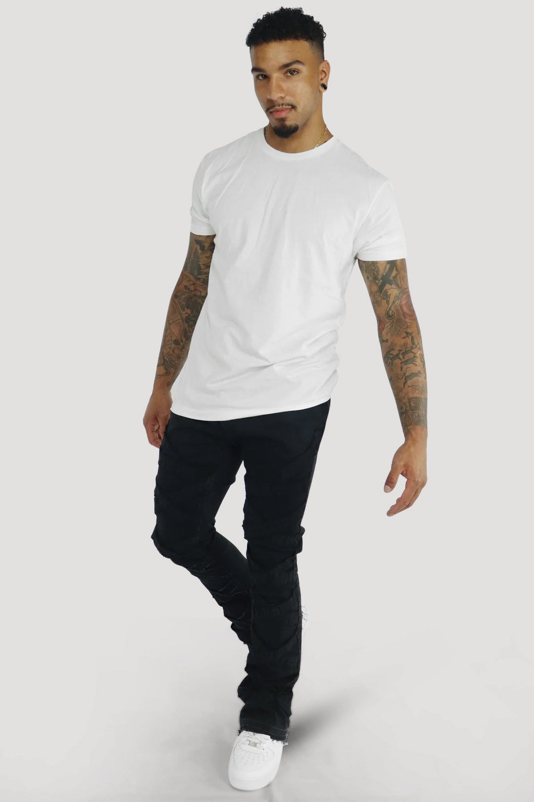 X'D Out Super Stacked Denim (Black Wash) - Zamage