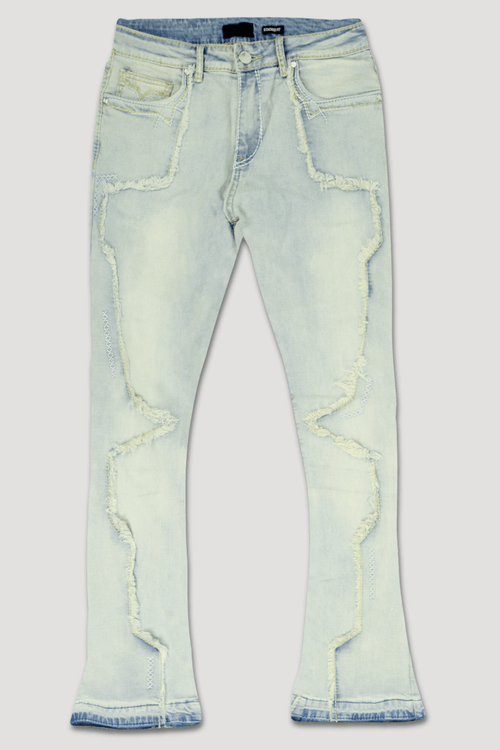 X'D Stitched Stacked Denim (Blue Wash) (M8265D) - Zamage