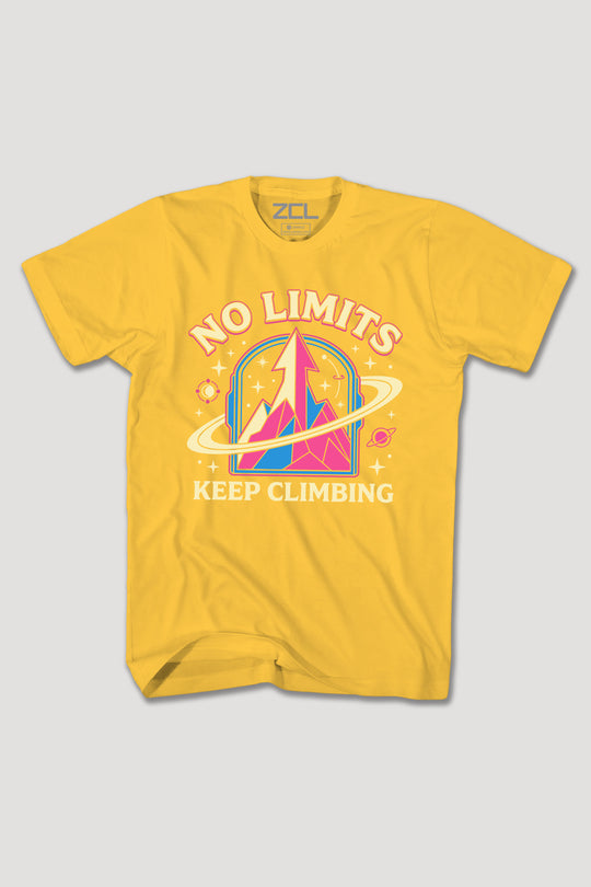 NO LIMITS KEEP CLIMBING TEE