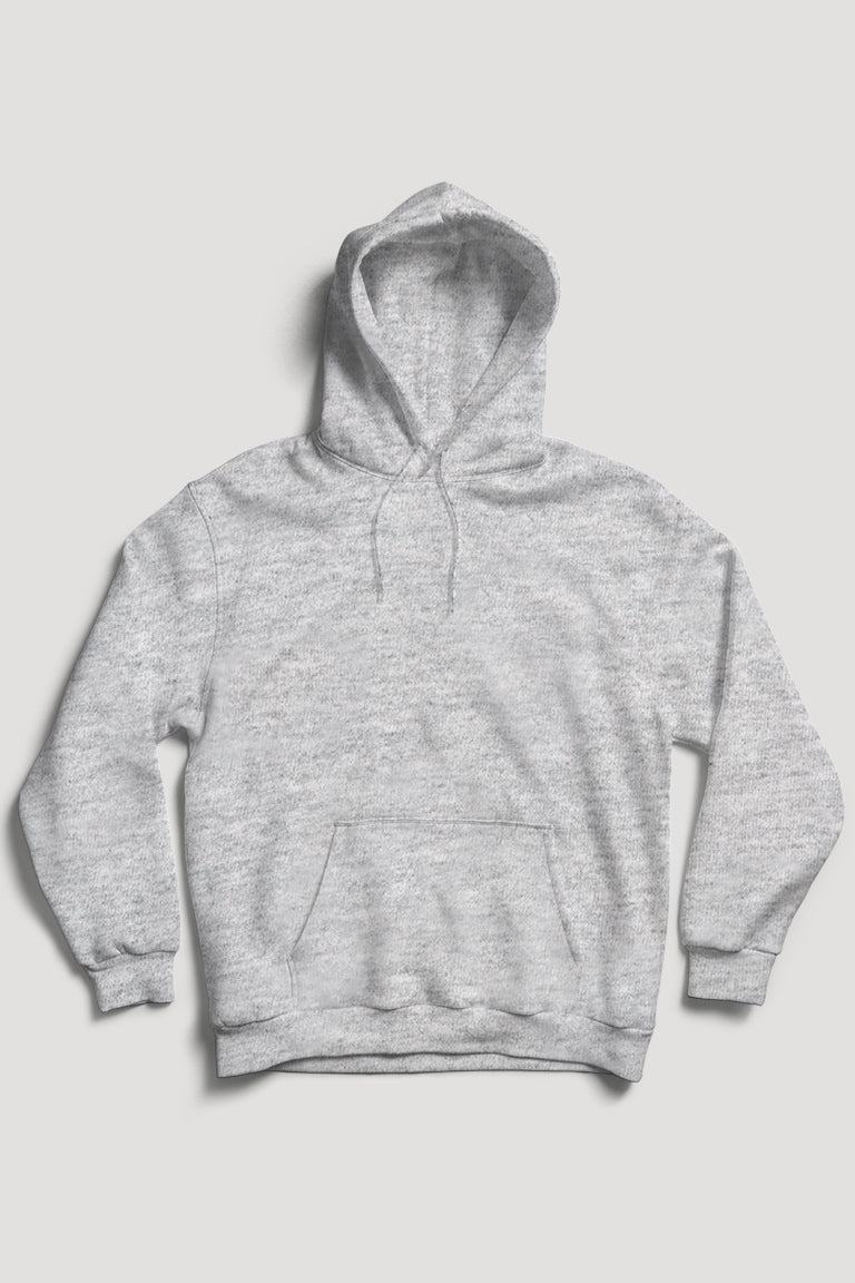 ZCL Essential Parker Hoodie (Heather Grey) - Zamage