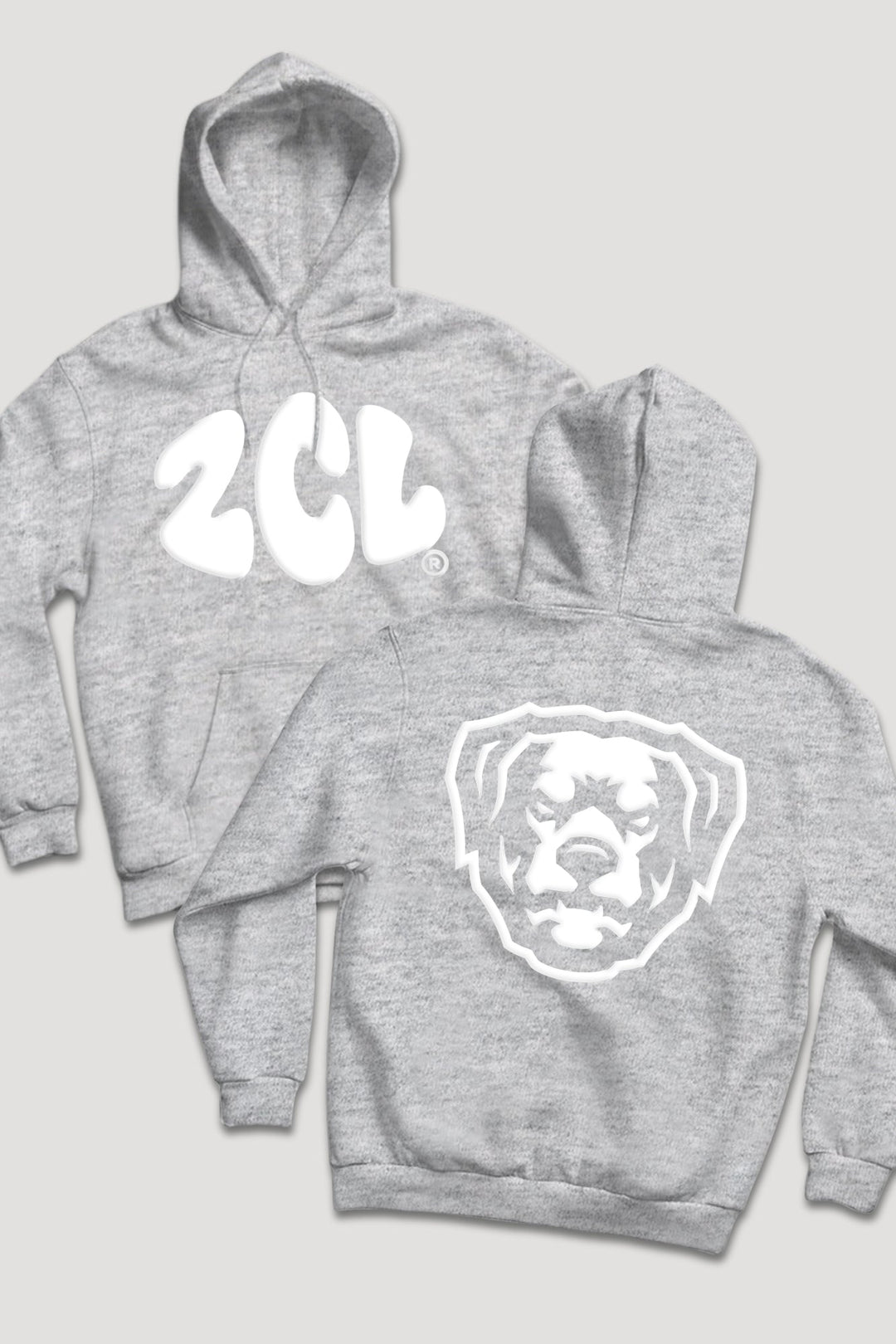 ZCL Puff Print HOV Hoodie (White Logo) - Zamage