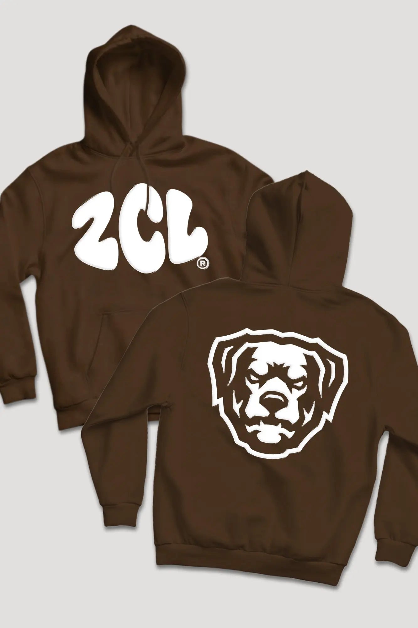 ZCL Puff Print HOV Hoodie (White Logo) - Zamage
