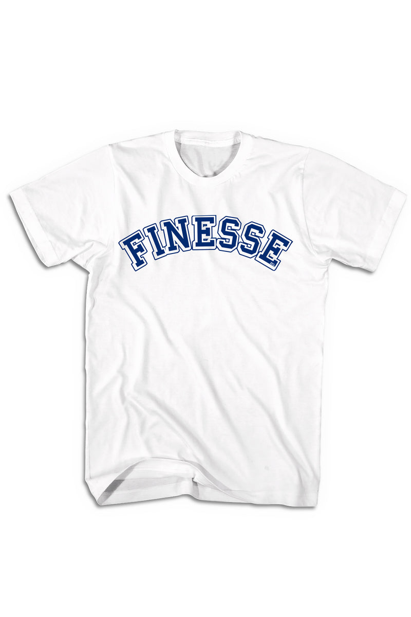 Finesse Tee (Navy Logo) - Zamage