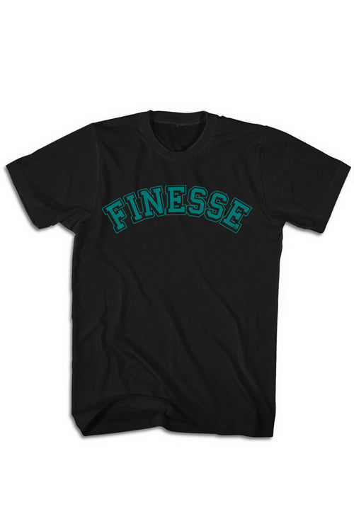 Finesse Tee (Teal Logo) - Zamage