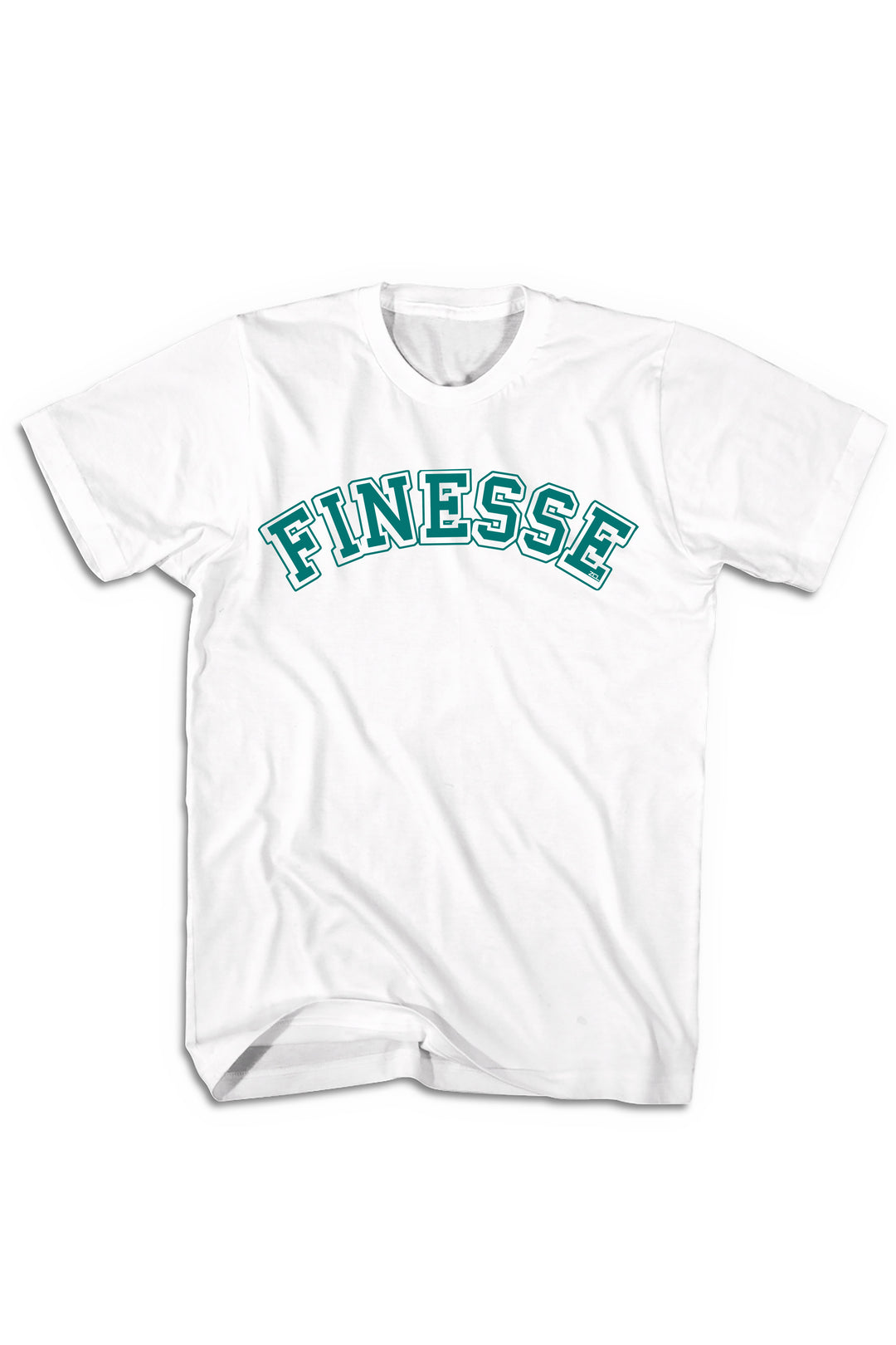 Finesse Tee (Teal Logo) - Zamage