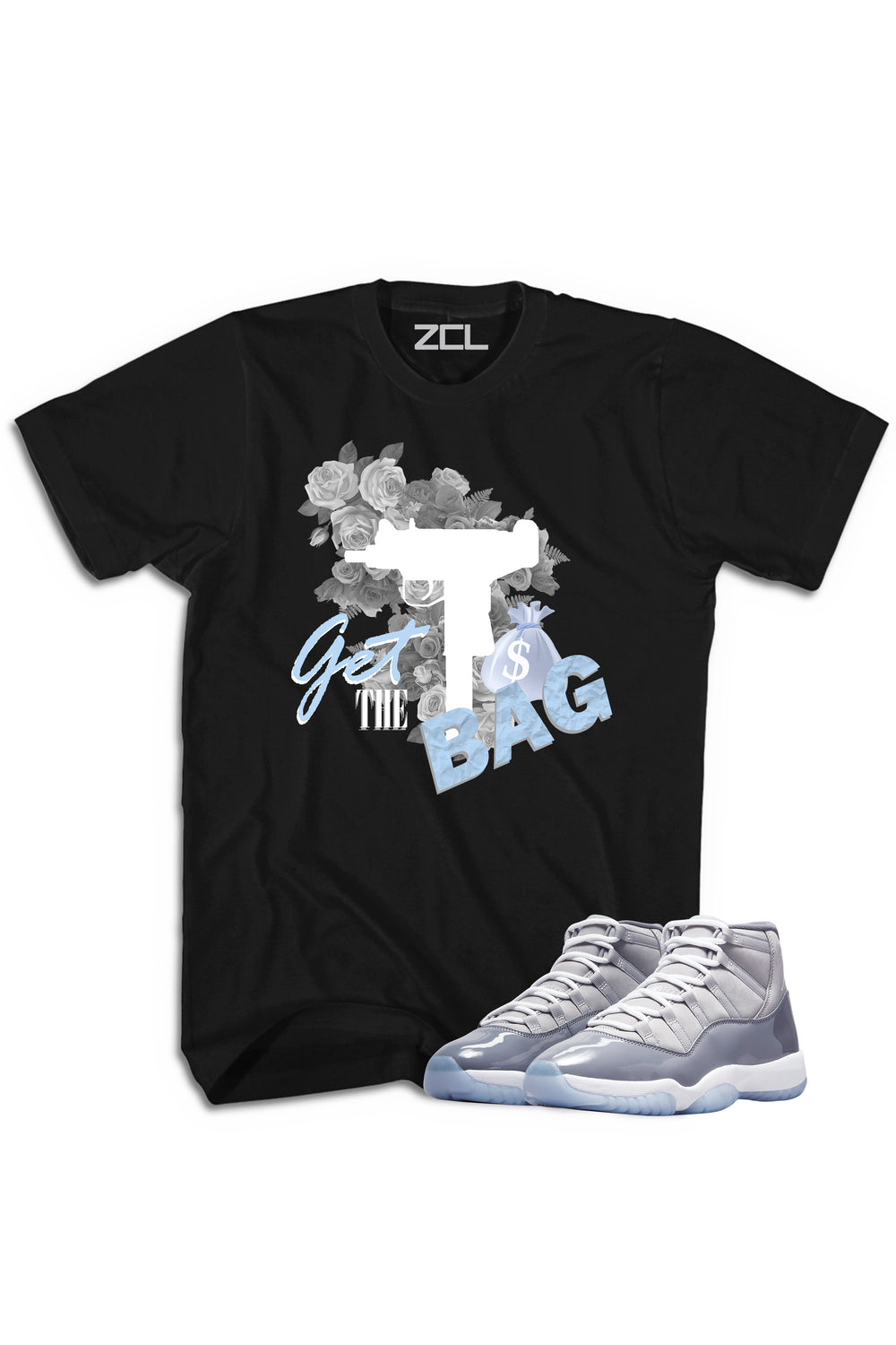 Air Jordan 11 "Get The Bag" Tee Cool Grey - Zamage