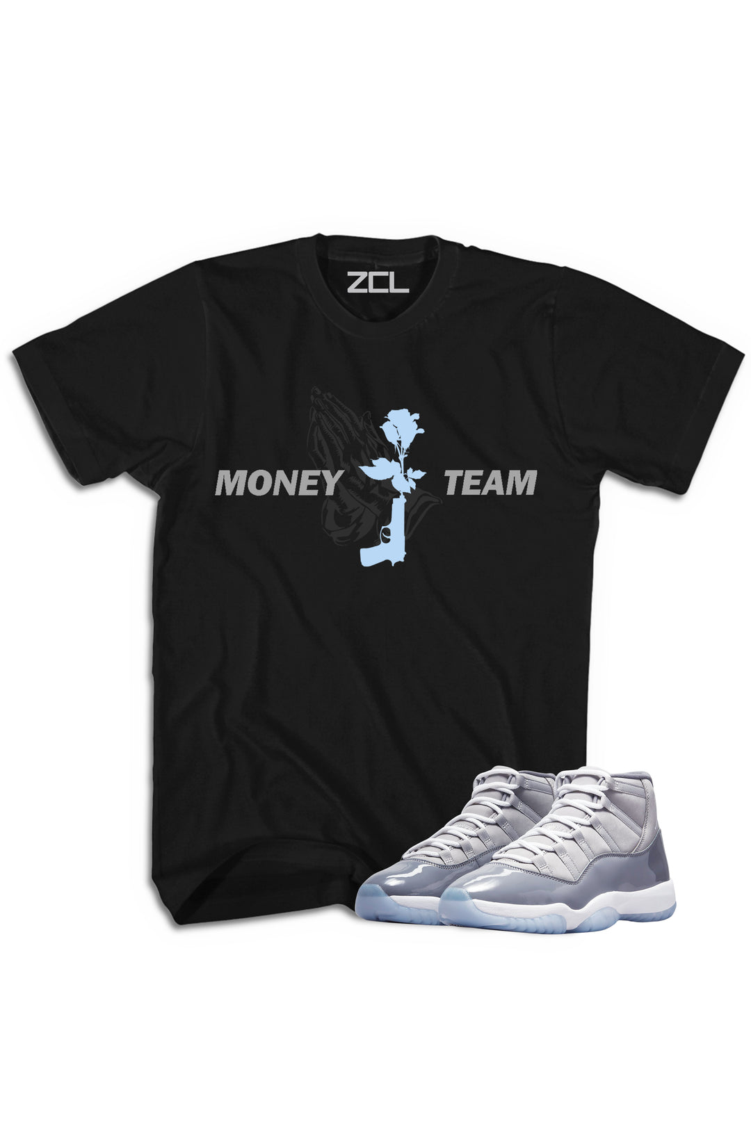 Air Jordan 11 "Money Team" Tee Cool Grey - Zamage