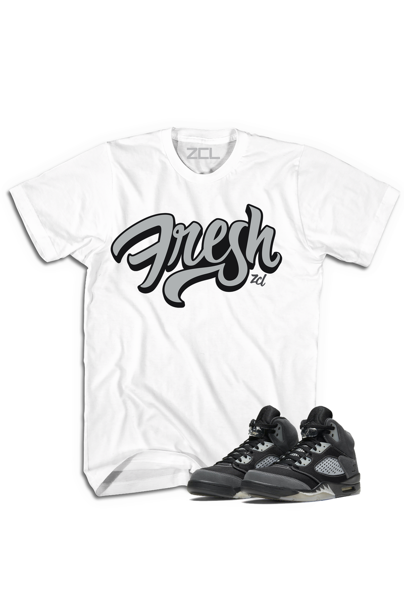 Air Jordan 5 "Fresh" Tee Anthracite - Zamage