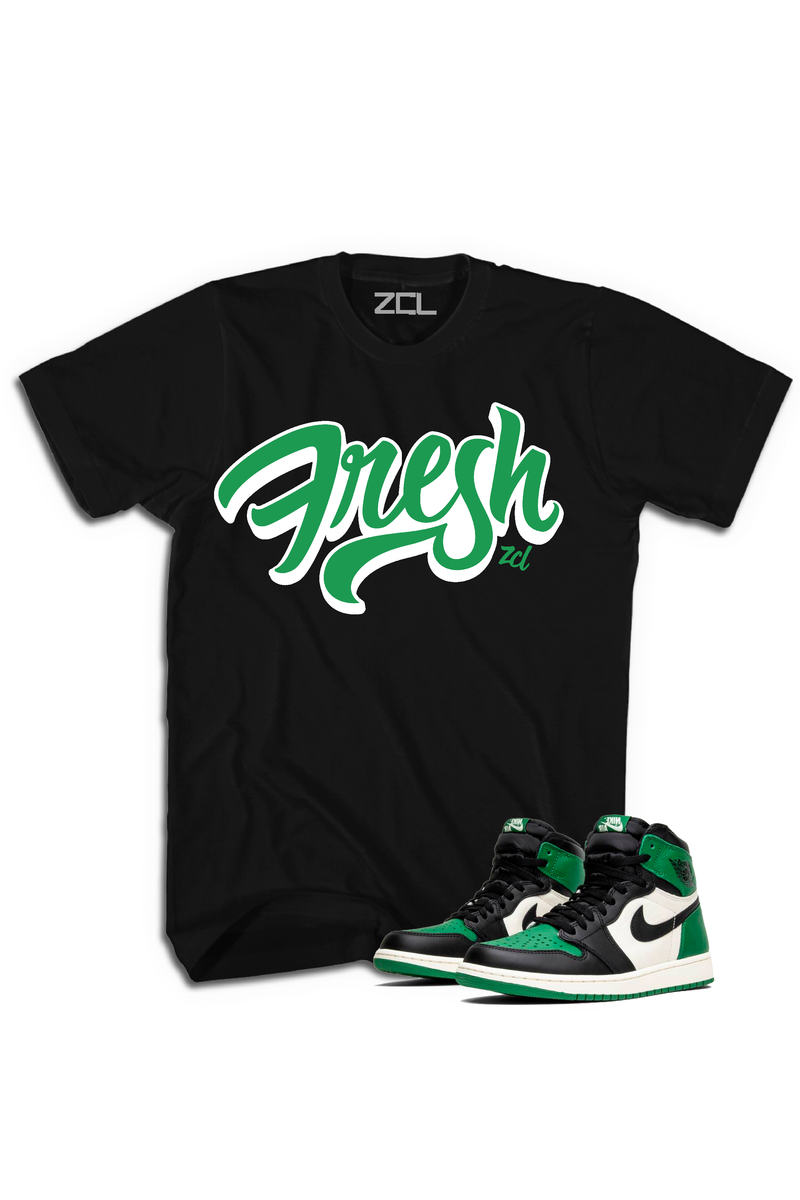 Air Jordan Retro 1 "Fresh" Tee Pine Green - Zamage