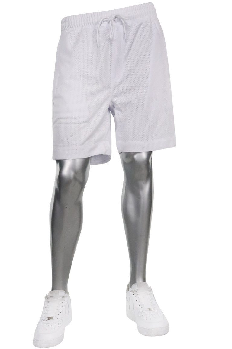 Double Mesh Shorts (White) - Zamage