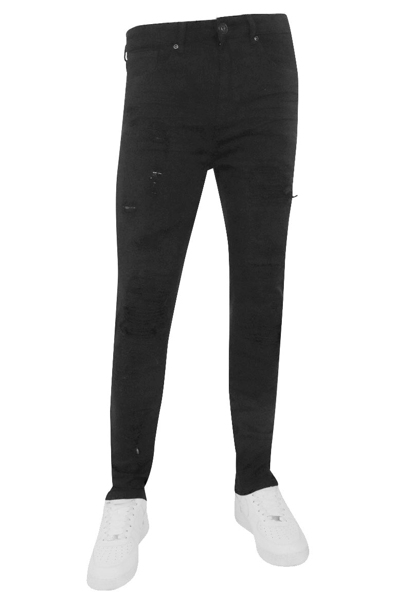 Shredded Denim (Black) - Zamage