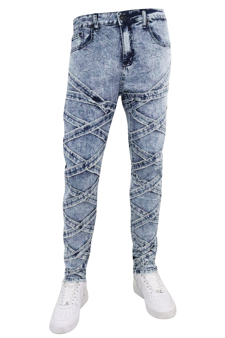 X'd Out Denim (Acid Wash) - Zamage