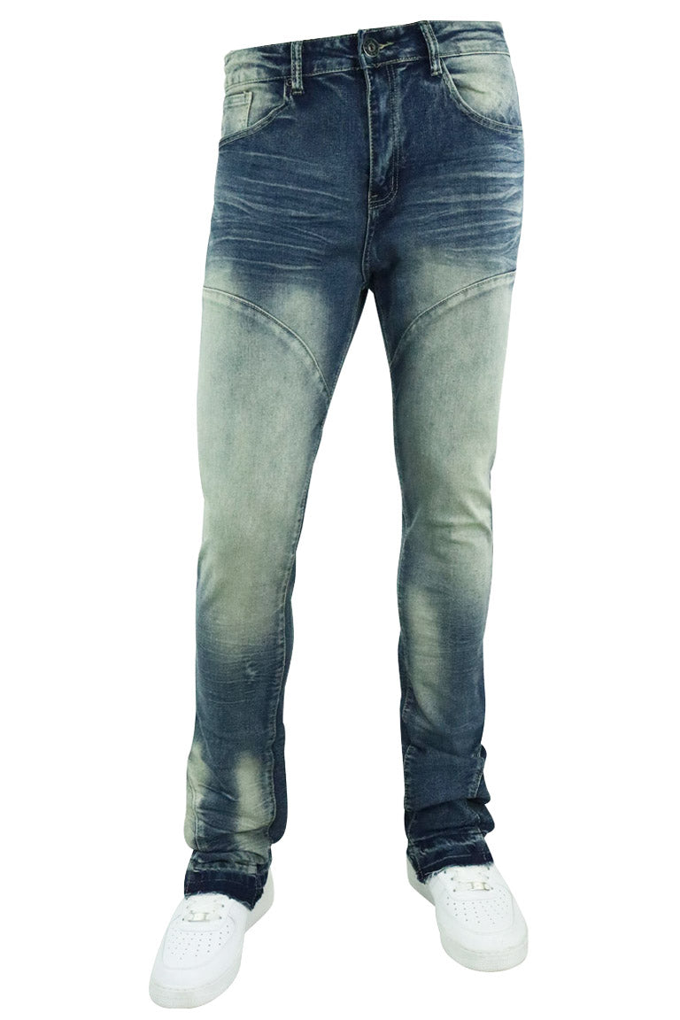 Faded Stacked Denim (Vintage Wash) - Zamage