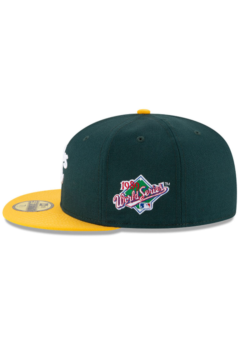 Oakland Athletics WORLD SERIES SIDE PATCH Fitted Hat
