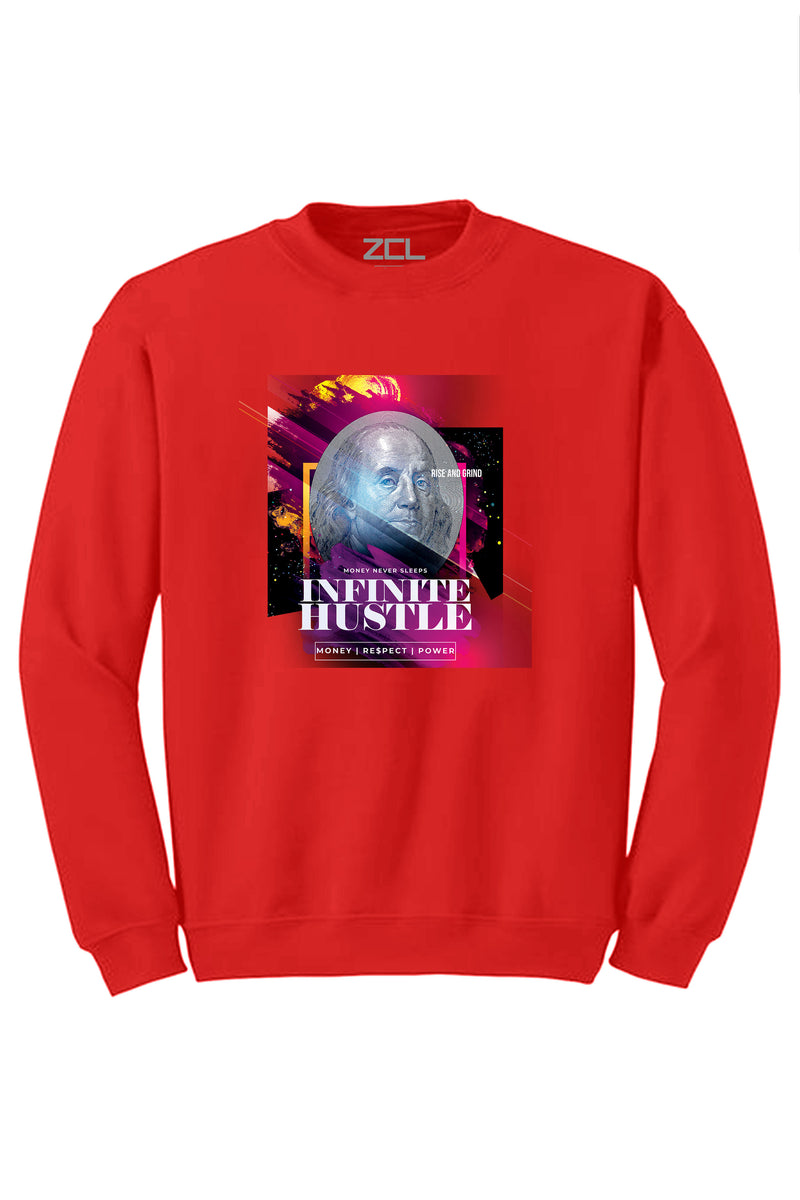 Infinite Hustle Crewneck Sweatshirt (Multi Color Logo) - Zamage