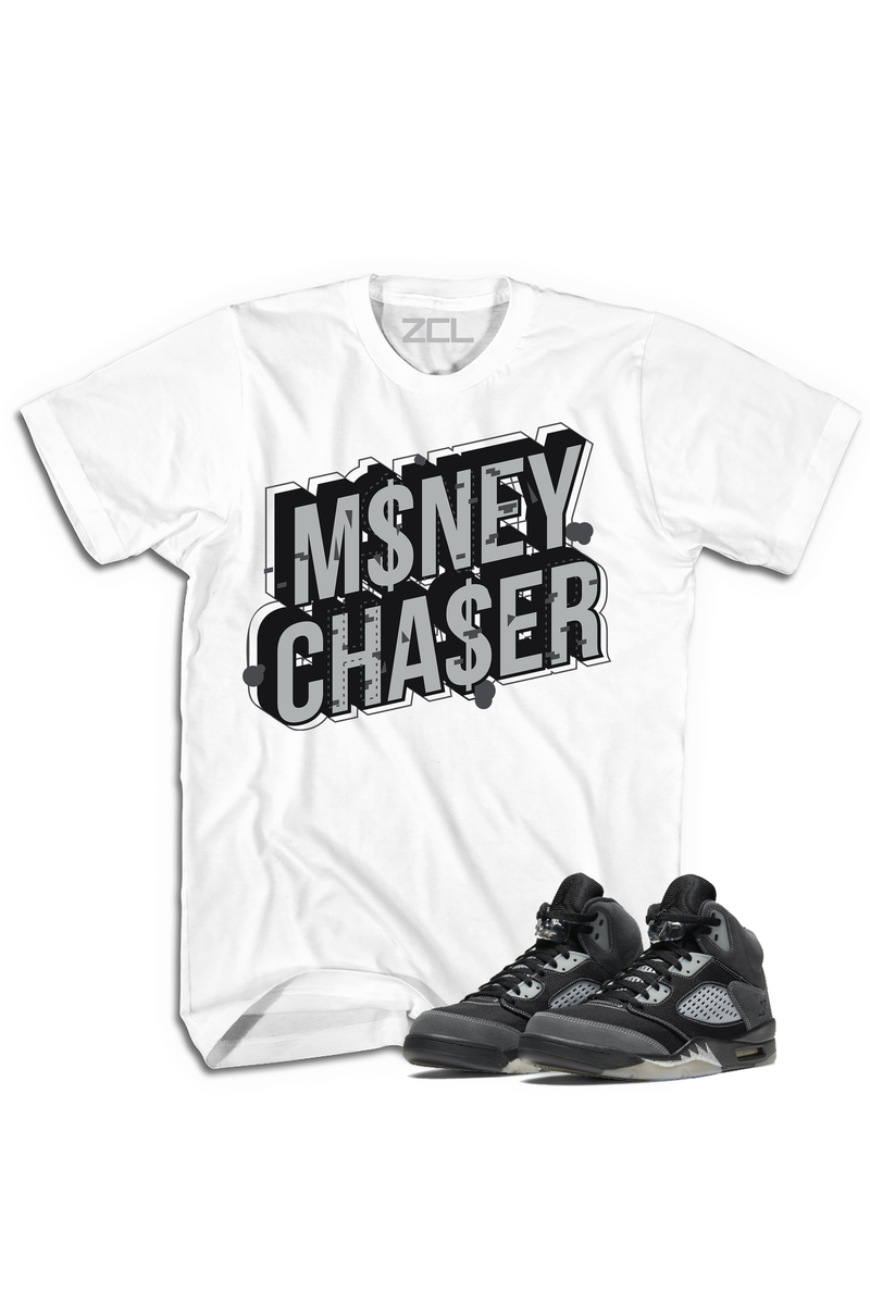 Air Jordan 5 "Money Chaser" Tee Anthracite - Zamage
