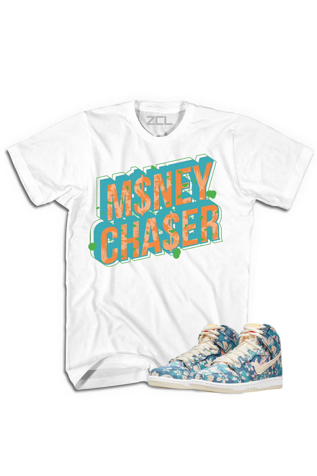 Nike SB Dunk High "Money Chaser" Tee Hawaii - Zamage