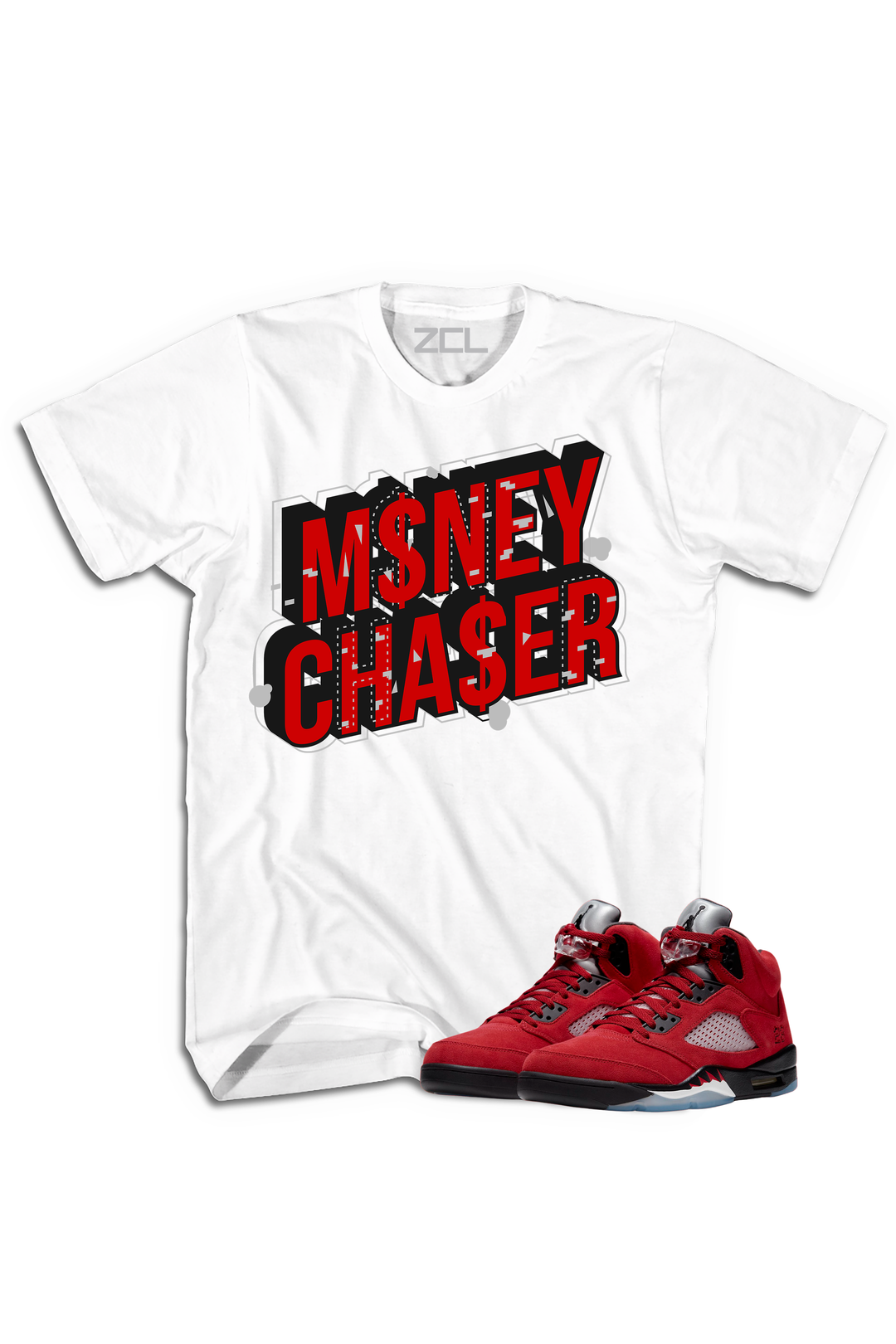 Air Jordan 5 Retro "Money Chaser" Tee Raging Bull - Zamage
