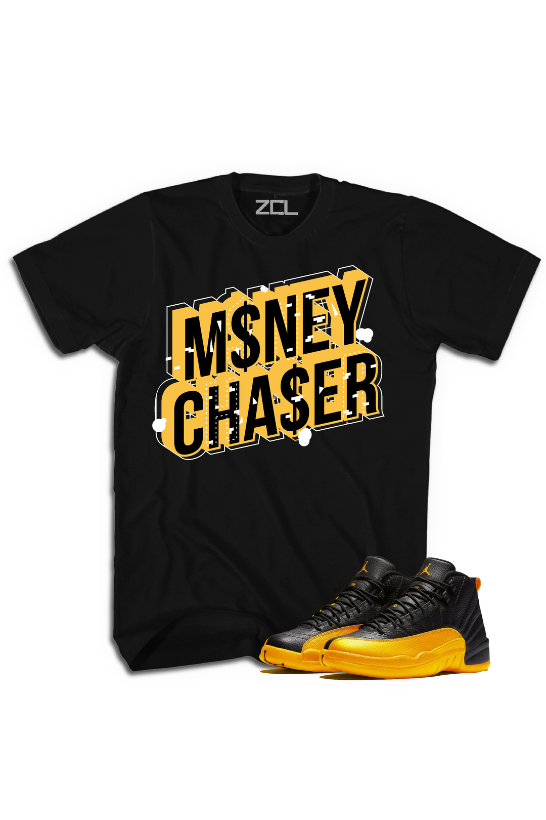 Air Jordan Retro 12 "Money Chaser" Tee University Gold - Zamage