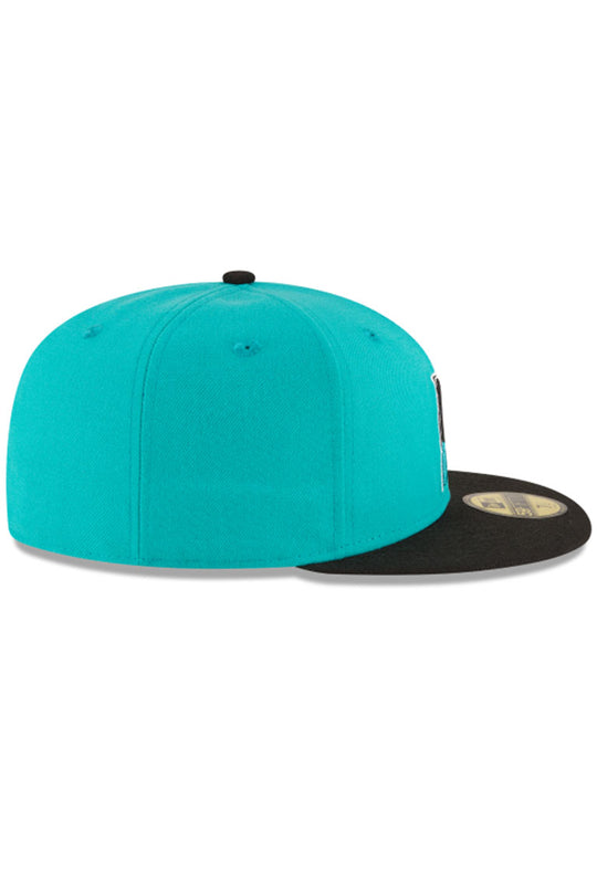 New Era Florida Marlins 1997 World Series Teal Wool 5950 Fitted Hat - Zamage