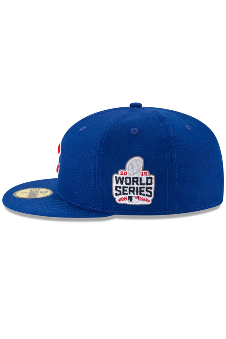 New Era Chicago Cubs World Series 2016 Side Patch 5950 Fitted - Zamage