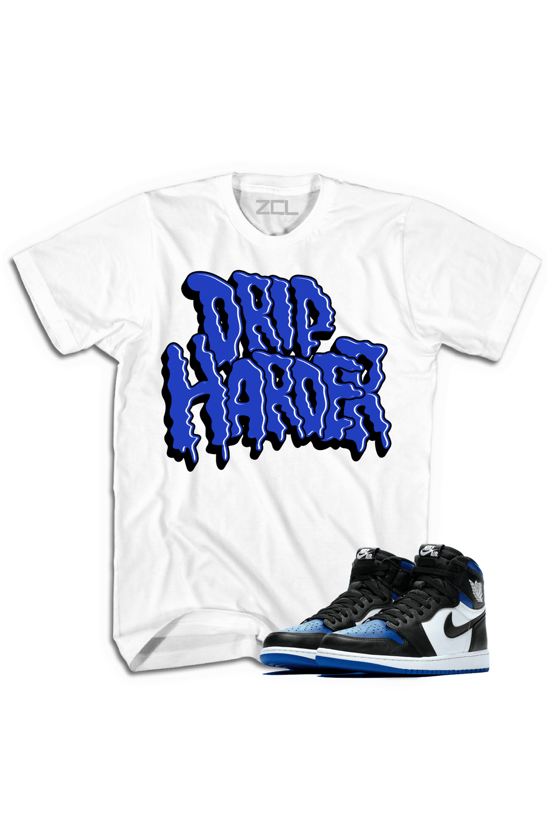 Air Jordan 1 High OG "Drip Harder" Tee (Game Royal) - Zamage