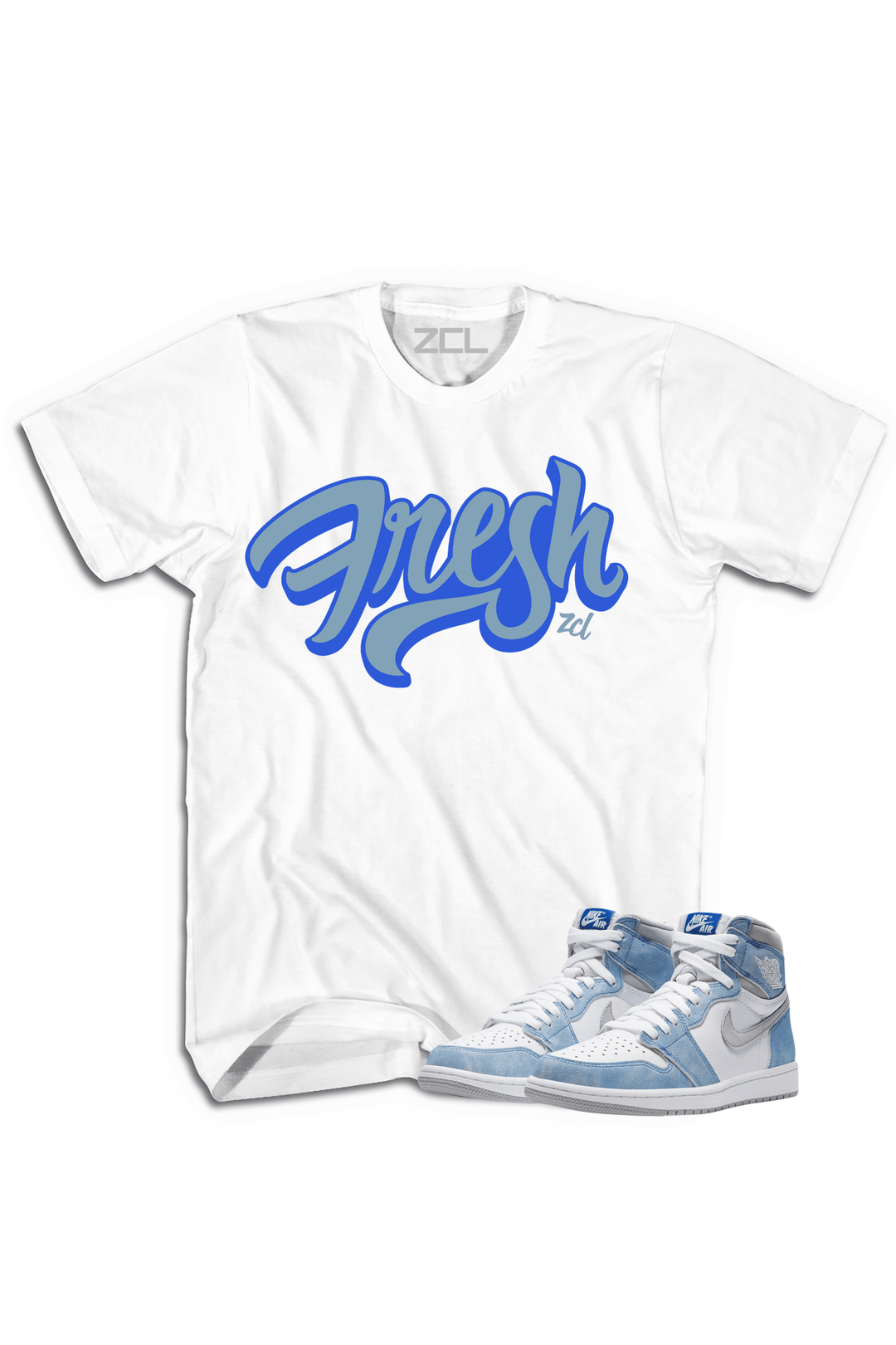 Air Jordan 1 High OG "Fresh" Tee (Hyper Royal) - Zamage