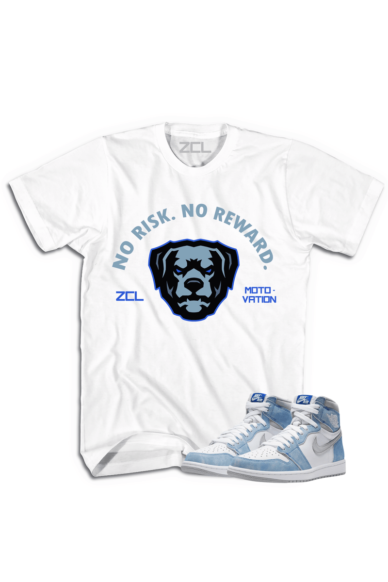 Air Jordan 1 High OG "No Risk No Reward" Tee (Hyper Royal) - Zamage