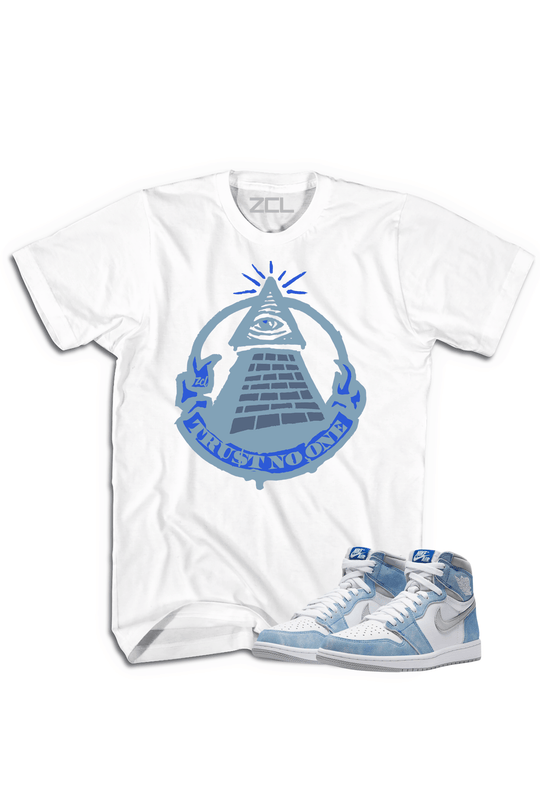 Air Jordan 1 High OG "Trust No One" Tee (Hyper Royal) - Zamage