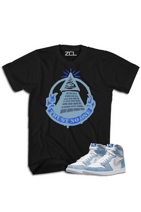 Air Jordan 1 High OG "Trust No One" Tee (Hyper Royal) - Zamage