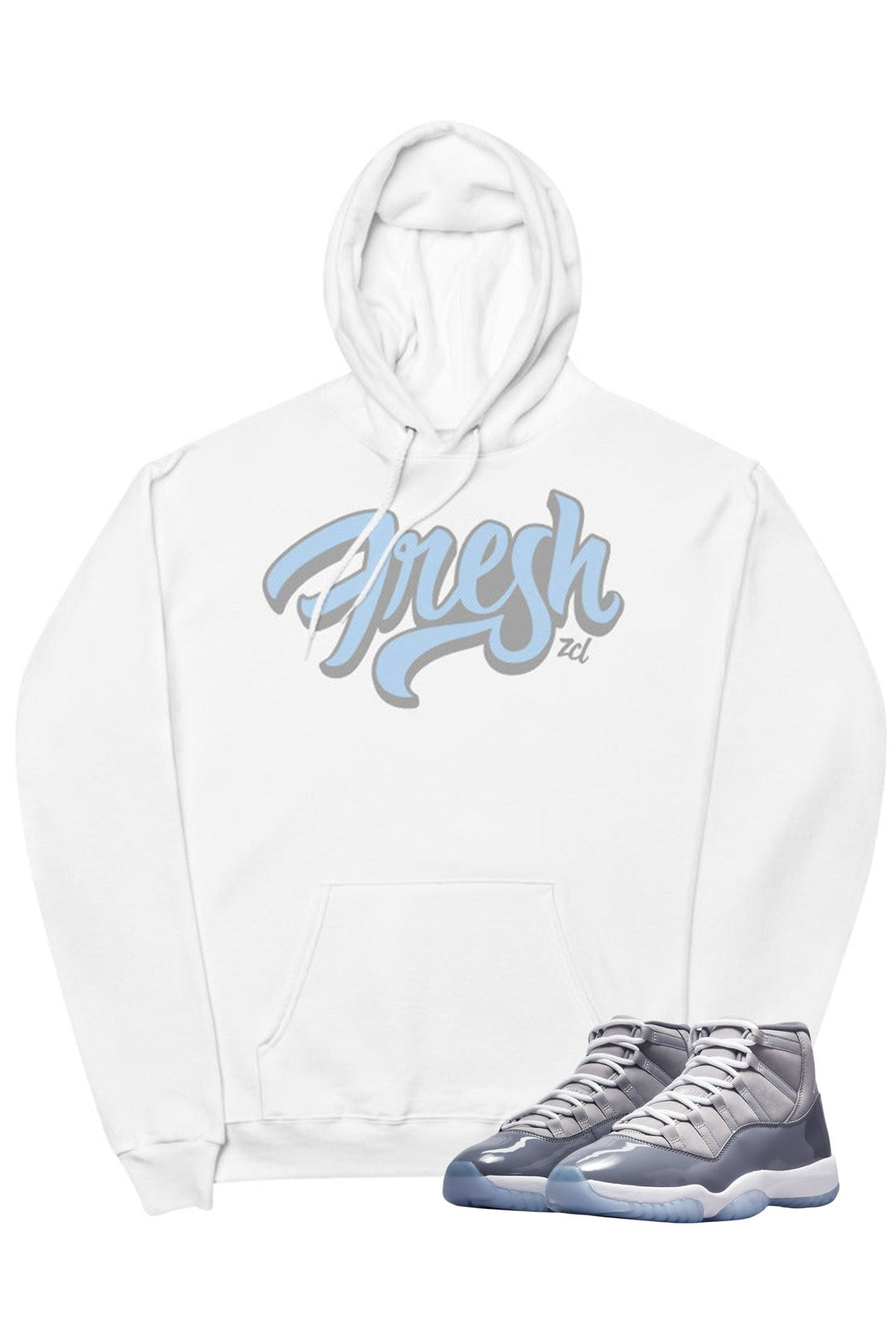 Air Jordan 11 "Fresh" Hoodie Cool Grey - Zamage