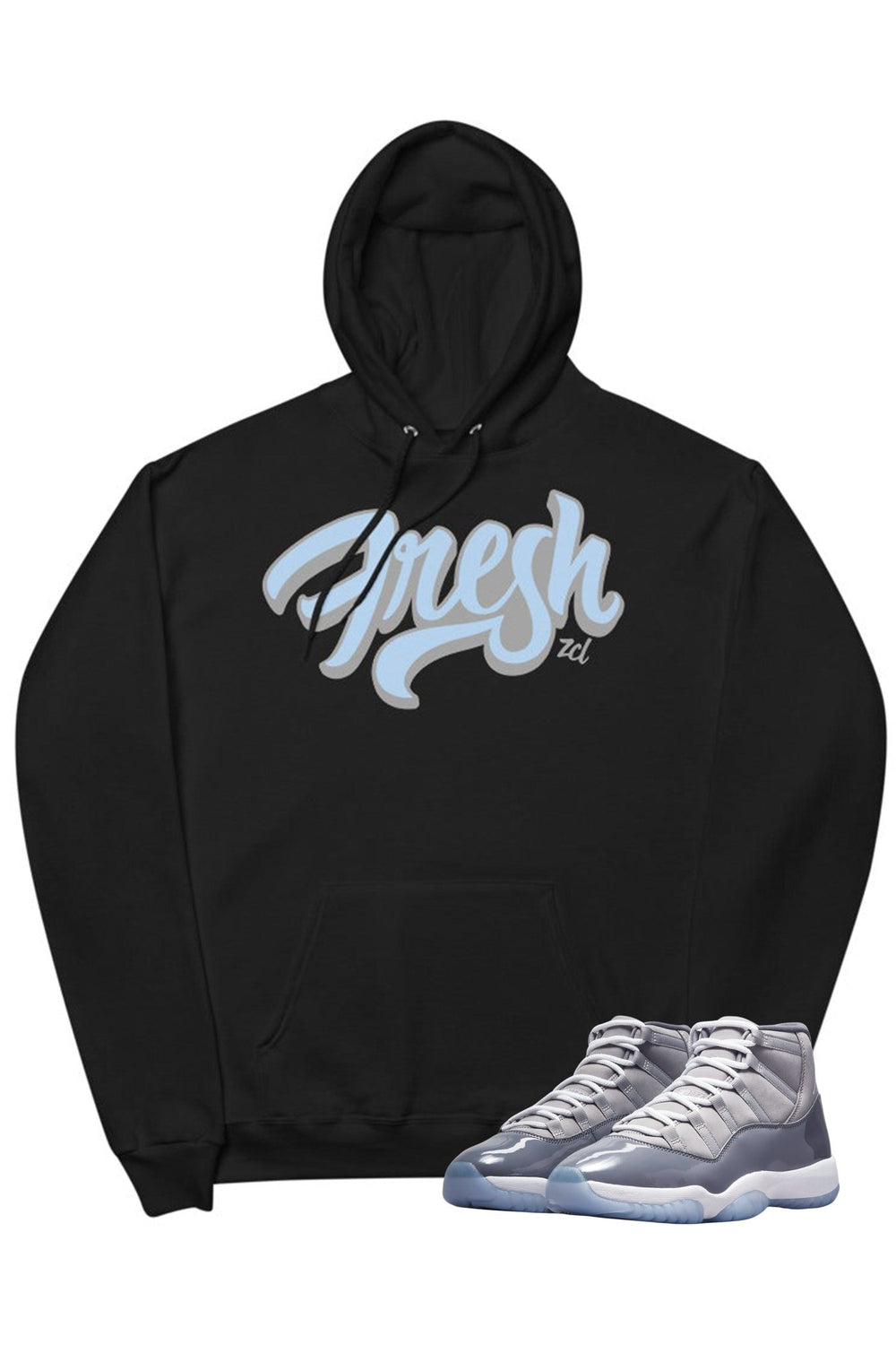Air Jordan 11 "Fresh" Hoodie Cool Grey - Zamage
