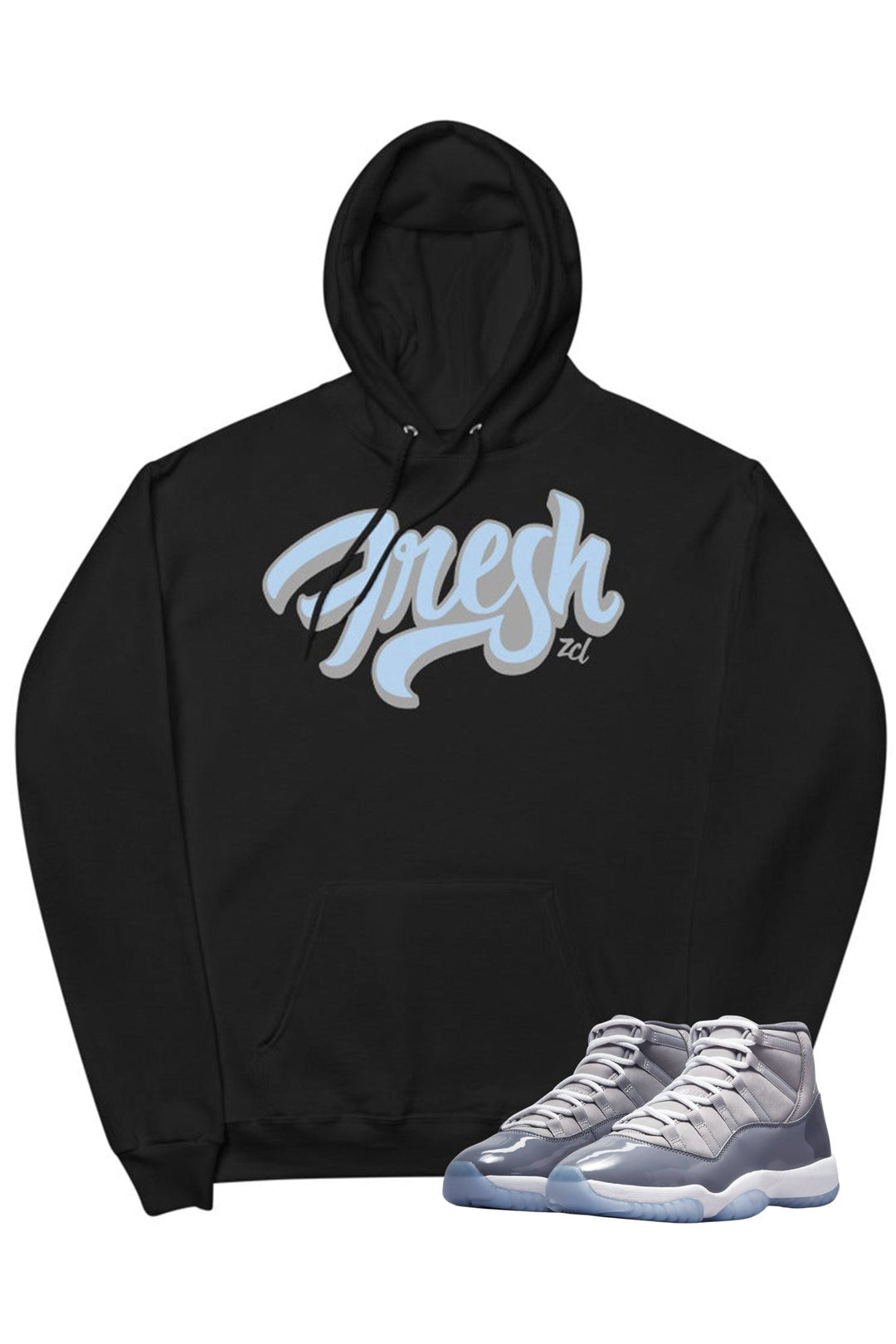 Air Jordan 11 "Fresh" Hoodie Cool Grey - Zamage