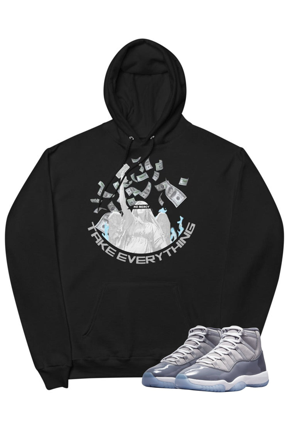 Air Jordan 11 "Take Everything" Hoodie Cool Grey - Zamage