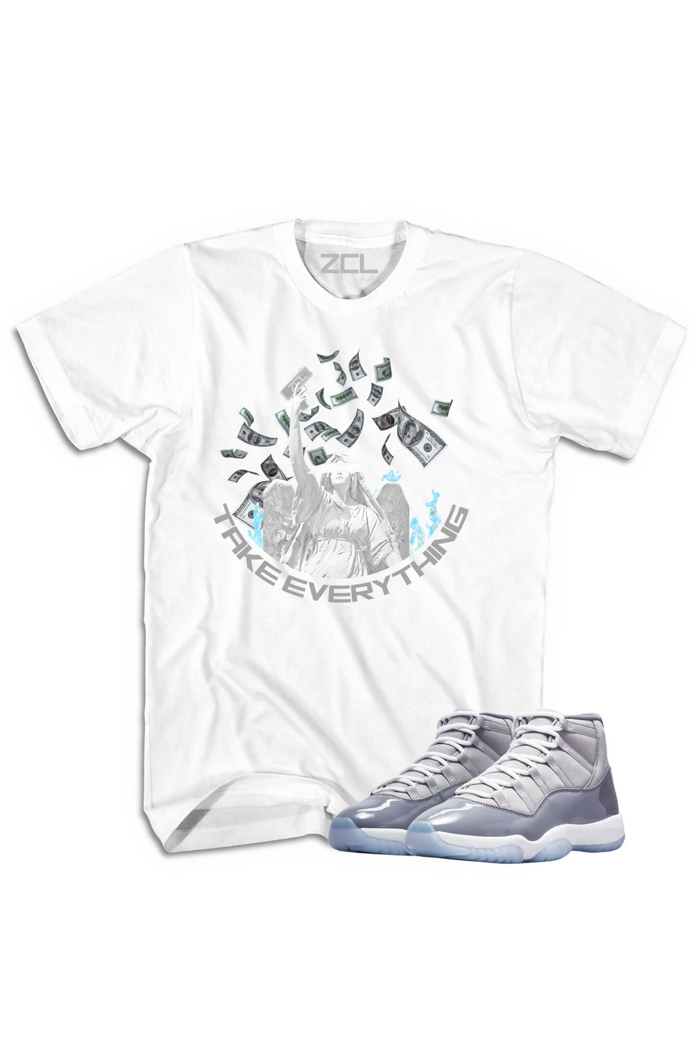 Air Jordan 11 "Take Everything" Tee Cool Grey - Zamage