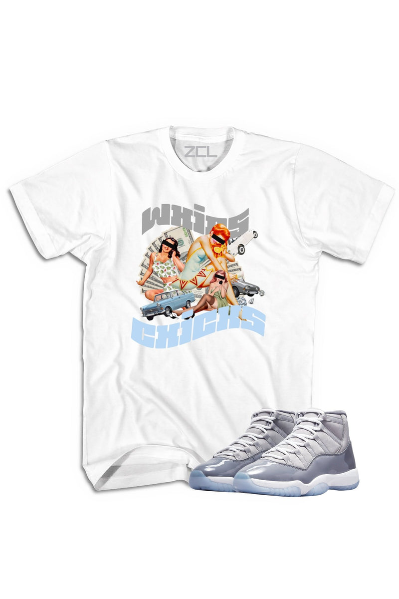Air Jordan 11 "Whips N Chicks" Tee Cool Grey - Zamage