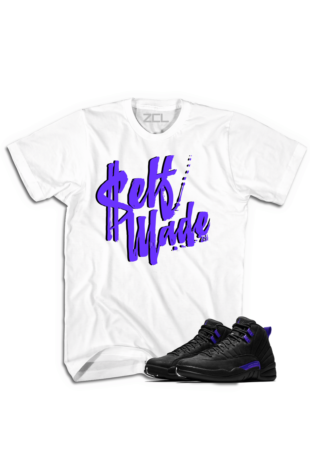 Air Jordan 12 "Self Made" Tee (Dark Concord) - Zamage