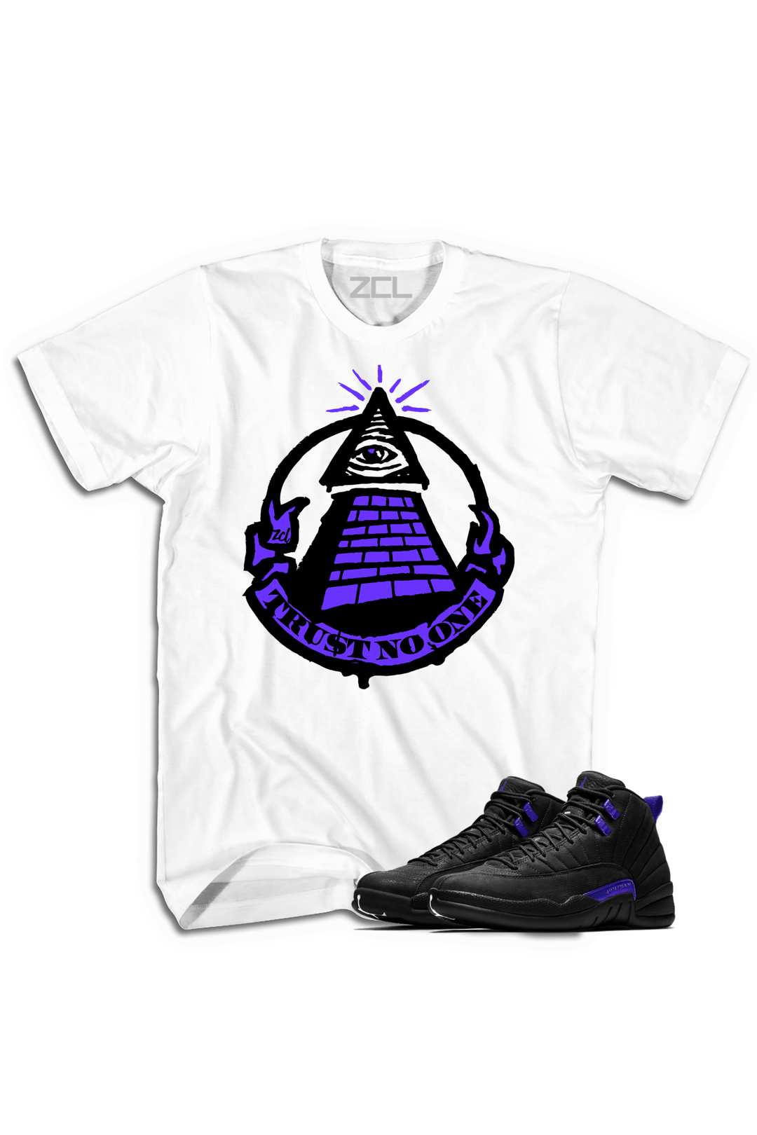 Air Jordan 12 "Trust No One" Tee (Dark Concord) - Zamage