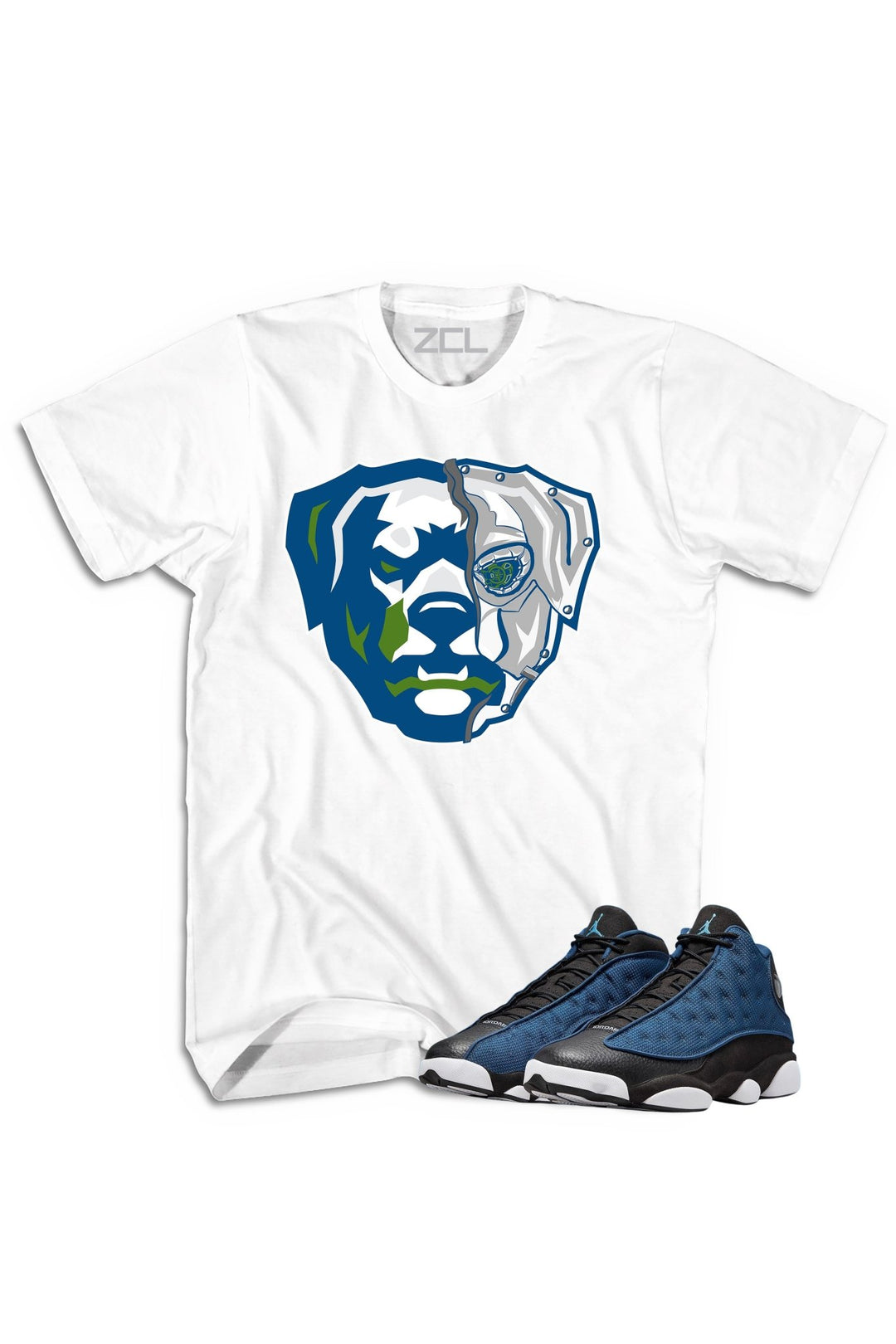 Air Jordan 13 "Cyborg Hov" Tee Brave Blue - Zamage