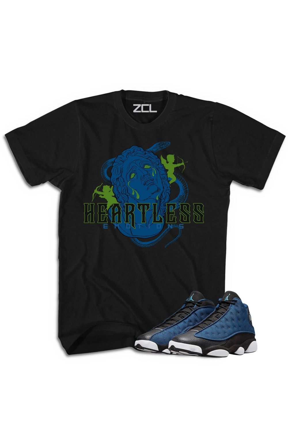 Air Jordan 13 "Heartless" Tee Brave Blue - Zamage