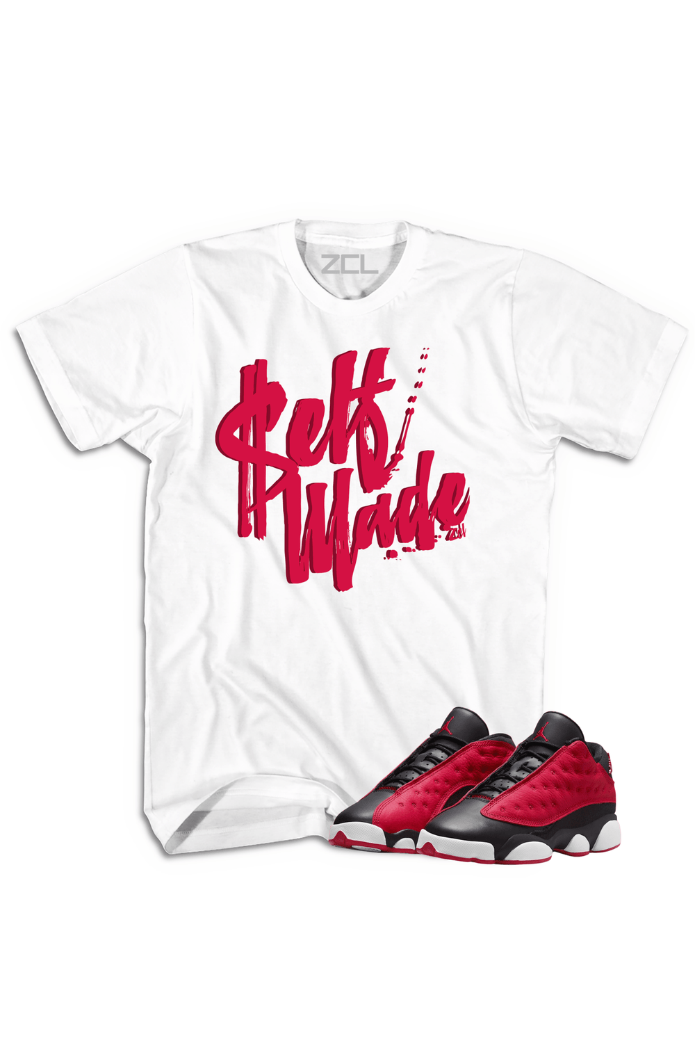 Air Jordan 13 Low "Self Made" Tee Very Berry - Zamage