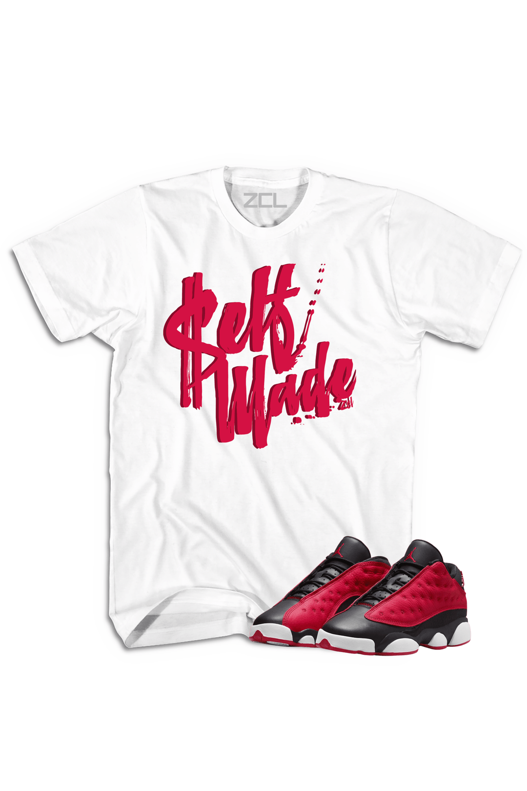 Air Jordan 13 Low "Self Made" Tee Very Berry - Zamage
