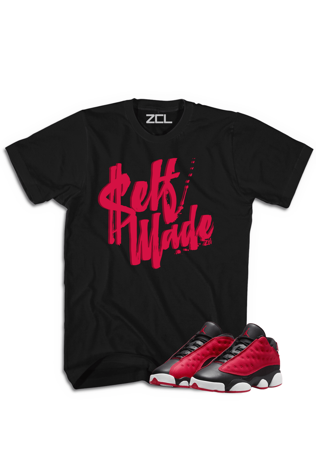Air Jordan 13 Low "Self Made" Tee Very Berry - Zamage