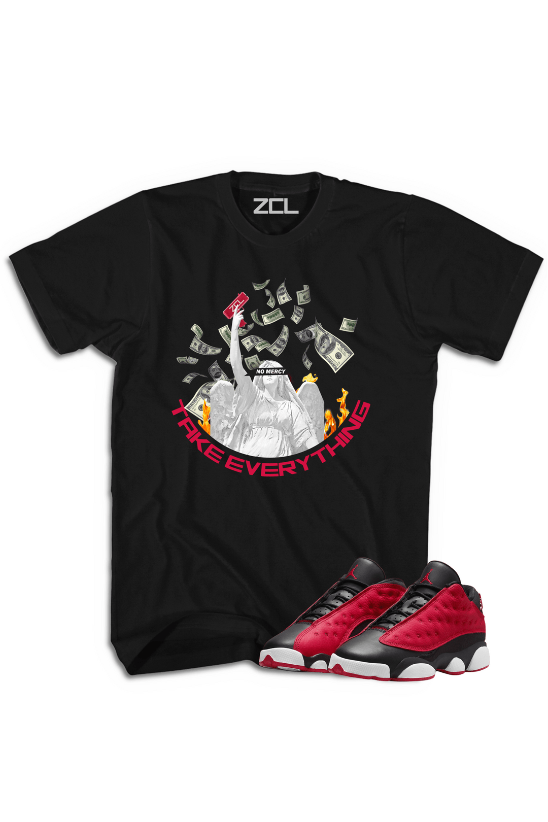 Air Jordan 13 Low "Take Everything" Tee Very Berry - Zamage